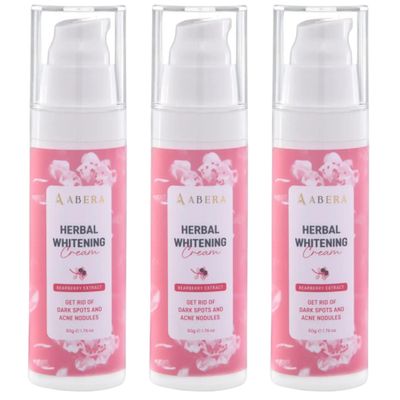 ABERA Dark Spot Corrector Cream for Face, Body &amp; Sensitive Areas, Dark Spot Remover with Arbutin &amp; Niacinamide, Even Skin Tone,1.7 Oz, Set of 3