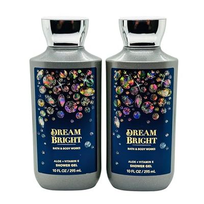 Bath &amp; Body Works Shea + Vitamin E Shower Gel, Set of 2, 10oz Each (Dream Bright)