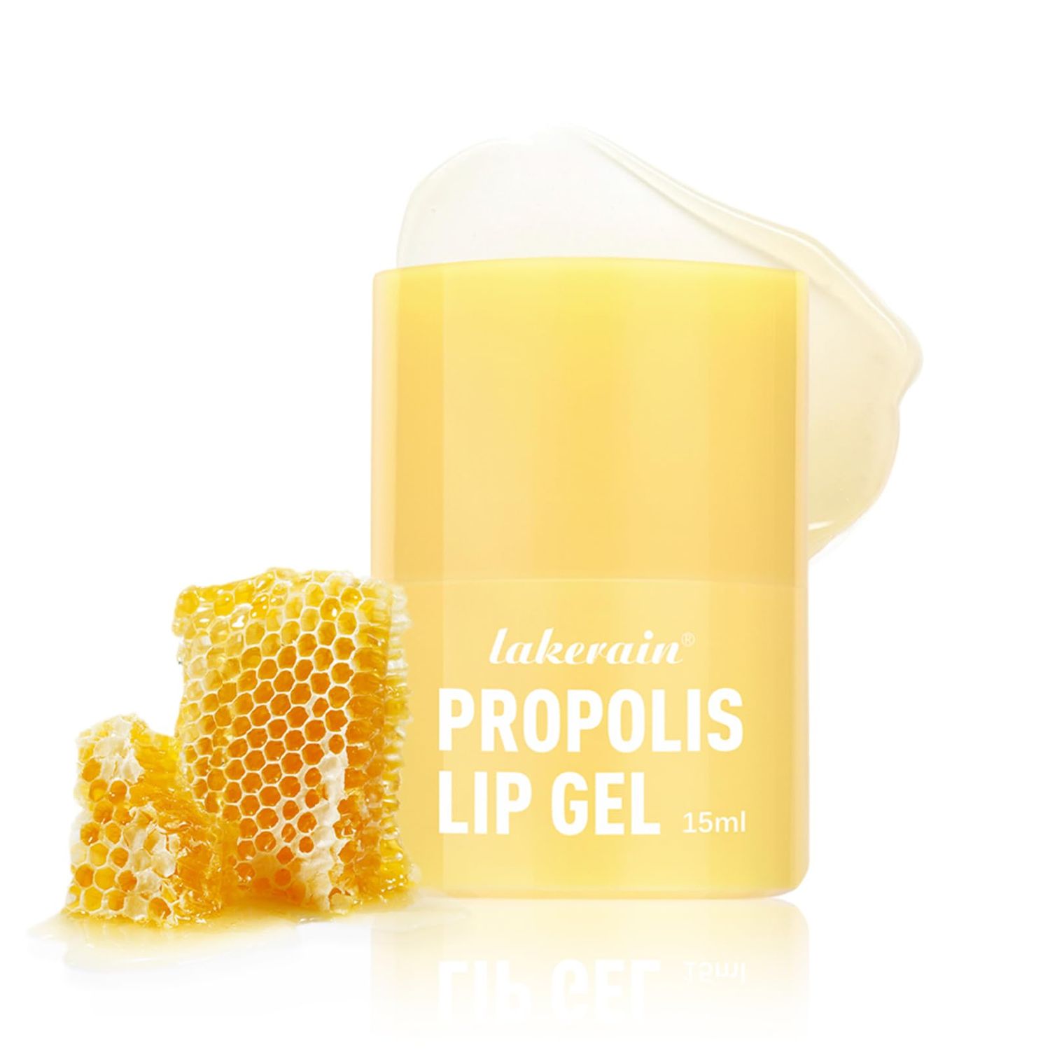 DLZZRS Propolis Lip Gel-Honey Moisturizing Lip Balm Lip Mask Soften Cuticles Plumping Lips, Hygienic Twist Dispenser, Long-Lasting Nourishing Moisturizing Lip Balm for Lip Care &amp; Dry Lips