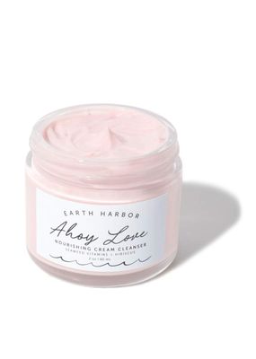 Earth Harbor | AHOY LOVE Nourishing Cream Cleanser - Cleans Without Stripping &amp; Hydrates | Hibiscus + Seaweed Extract + Aloe Juice | 100% Vegan &amp; Botanicals | 2oz