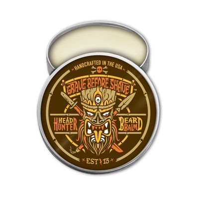 Grave Before Shave Head Hunter Beard Balm (Tropical summer aroma) (2 oz.)