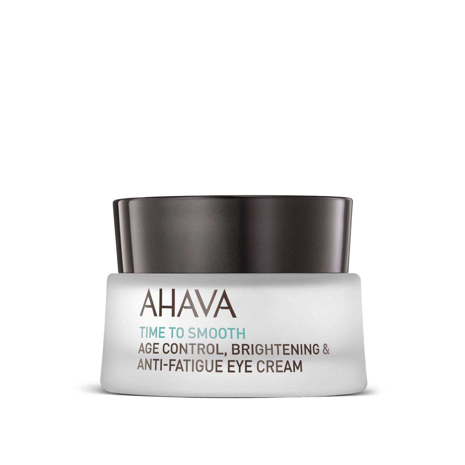 AHAVA Time to Smooth Age Control Brightening &amp; Anti Fatigue Eye Cream - Brightens Dark Circles, Reduce Wrinkles, enriched with Exclusive Osmoter &amp; 3D Complex of anti-aging Dunaliella Algea, 0.5 Fl.Oz