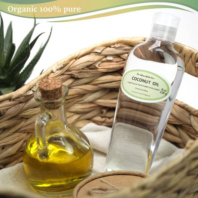 Dr Adorable - 8 oz - Fractionated Coconut Oil - 100% Pure Natural Organic Skin Lip Body &amp; Hair Oil Moisturizer &amp; Softener