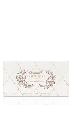 Crabtree &amp; Evelyn Evelyn Rose Perfumed Bath Soap Set