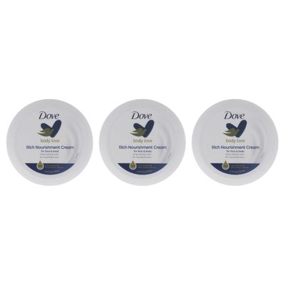 Dove Intensive Nourishment Cream for Unisex - 2.7 oz Cream (Pack of 3)