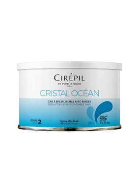 Cirepil - Cristal Ocean - 400g / 14.11 oz Wax Tin - Unscented - Ultra-Fluid Gel Texture - Perfect for Large Body Areas &amp; Sensitive Skins - Rosin &amp; Beeswax Free - Strips Needed