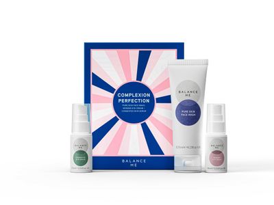 Balance Me Gift Set Complexion Perfection Trio Pure Skin Face Wash, Wonder Eye Cream, Congested Skin Serum, Refreshed Bright Skin, Vegan/Natural Skin Care - 1 each