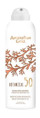 Australian Gold Botanical SPF 50 Natural Sunscreen Spray, Broad Spectrum Sunblock, Formulated with Antioxidants-Rich and Natural Native-Australian Ingredients, Citrus Oasis Fragrance, 6 Fl Oz