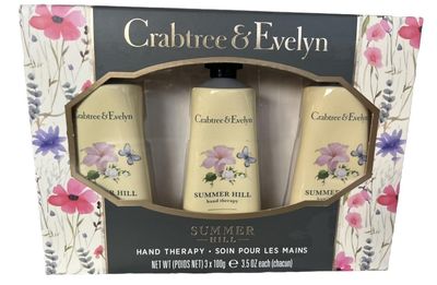 Crabtree &amp; evelynn Nantucket Briar Hand Therapy (Summer Hill 3 Pack, Summer Hill)