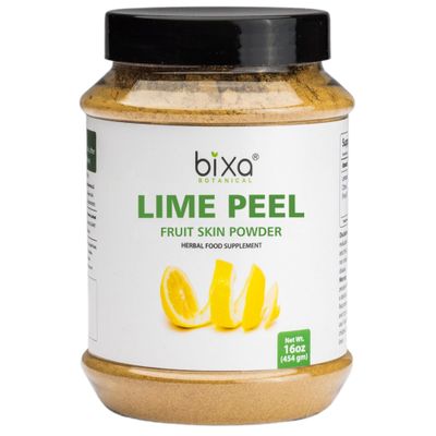 Ayurvedic Natural Herbal Supplement Lime Peel Powder Pure Authentic (Citrus Auratifolio)1 Pound (16 Oz), Natural Skin Care Vitality Prevents Pimples &amp; Rehydrates Skin, Teeth whitening
