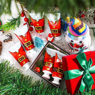 Heigble 30 Pcs Christmas Hand Cream Gift Bulk Christmas Gifts for Women Mini Hand Lotion Set 1.1 Fl oz Travel Size Hand Cream for Dry Skin Men Women Mom Coworkers(Santa Belt)