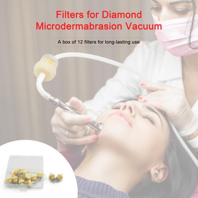Elitzia Filters for Diamond Microdermabrasion Vacuum Spray Beauty Machine Spare Parts 12pcs One Box Filter Replacment Parts ETDMF