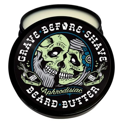 Grave Before Shave Leather/Cedar-wood scent Beard Conditioning Butter 4 oz.