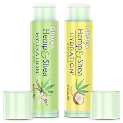 Blistex Hemp &amp; Shea Hydration, 2 count