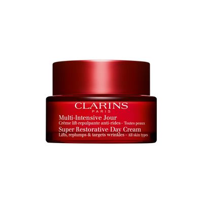 Clarins Super Restorative Day Cream | Anti-Aging Moisturizer For Mature Skin Weakened By Hormonal Changes | Replenishes, Illuminates &amp; Densifies Skin | Lifts &amp; Smoothes | Targets Age Spots &amp; Wrinkles