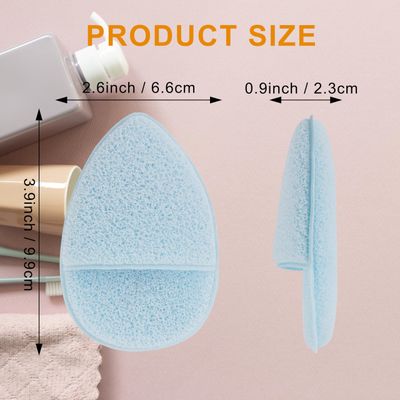 6 Pcs Reusable Face Sponges for Cleansing and Exfoliating, Facial Sponges for Estheticians, Gentle Facial Sponges for Washing Face, Suitable for All Skin Types, Glove Sponge, Multicolor