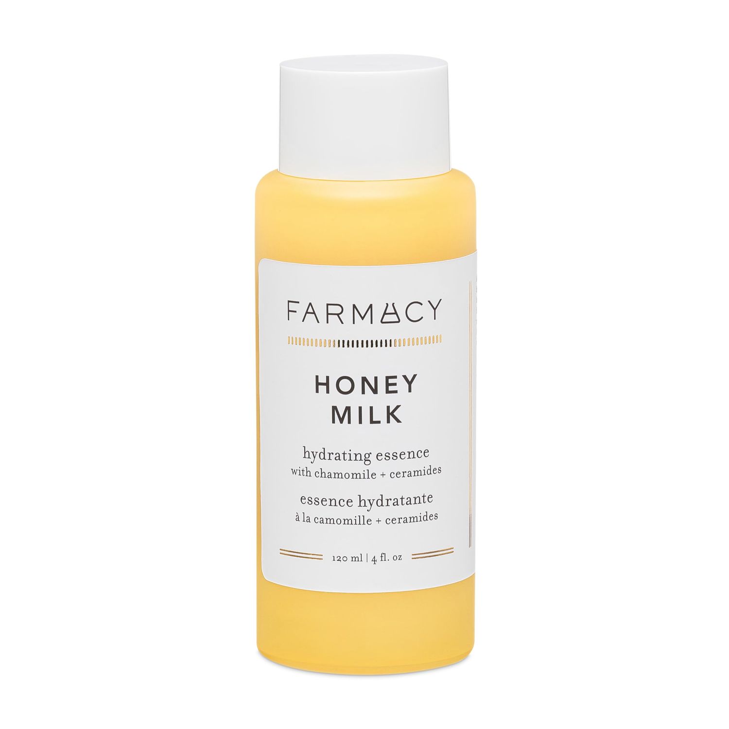 Farmacy Hydrating Essence - Hydrating Honey Milk Toner + Facial Essence to Soothe, Moisturize and Strengthen Skin Barrier - Preps Complexion for Skincare Products or Makeup Application (120ml)