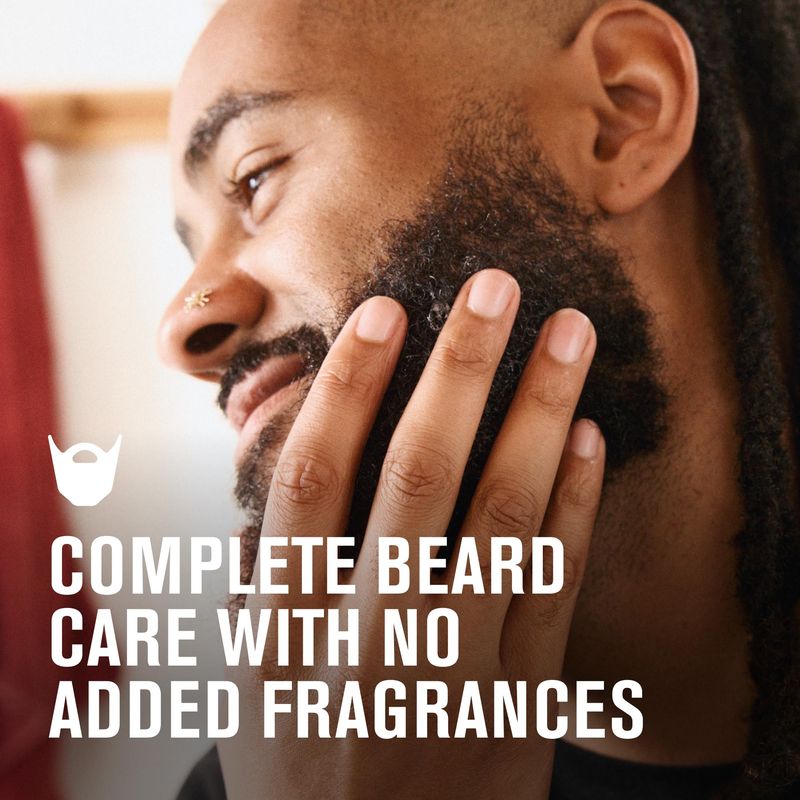 Every Man Jack Unscented Beard Bundle - Fragrance Free for Sensitive Skin - Contains (1) each of Beard &amp; Face Wash, Beard Butter, and Beard Oil
