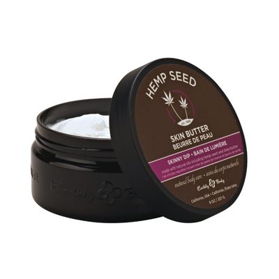 Hemp Seed Skin Butter, Skinny Dip - 8 oz. - Total Body Moisturizer - Hemp Seed Oil, Jojoba Oil, Shea Butter - Vegan &amp; Cruelty Free