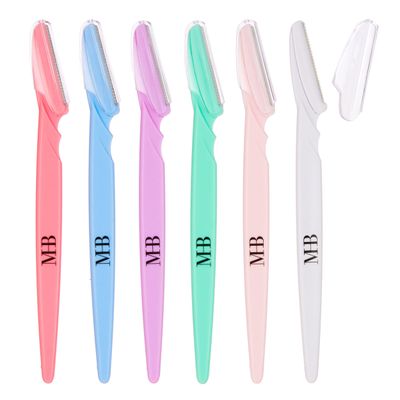 Expressions 6pc Face &amp; Body Razors - 6-Pack Premium Professional Disposable Razors for Smooth, Flawless Skin Dermaplaning Tool, Face &amp; Eyebrow Razor