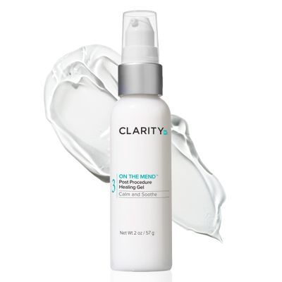 ClarityRx On The Mend Healing Gel, Natural Plant-Based Face &amp; Body Ointment for Post Skincare Treatments (2 oz)
