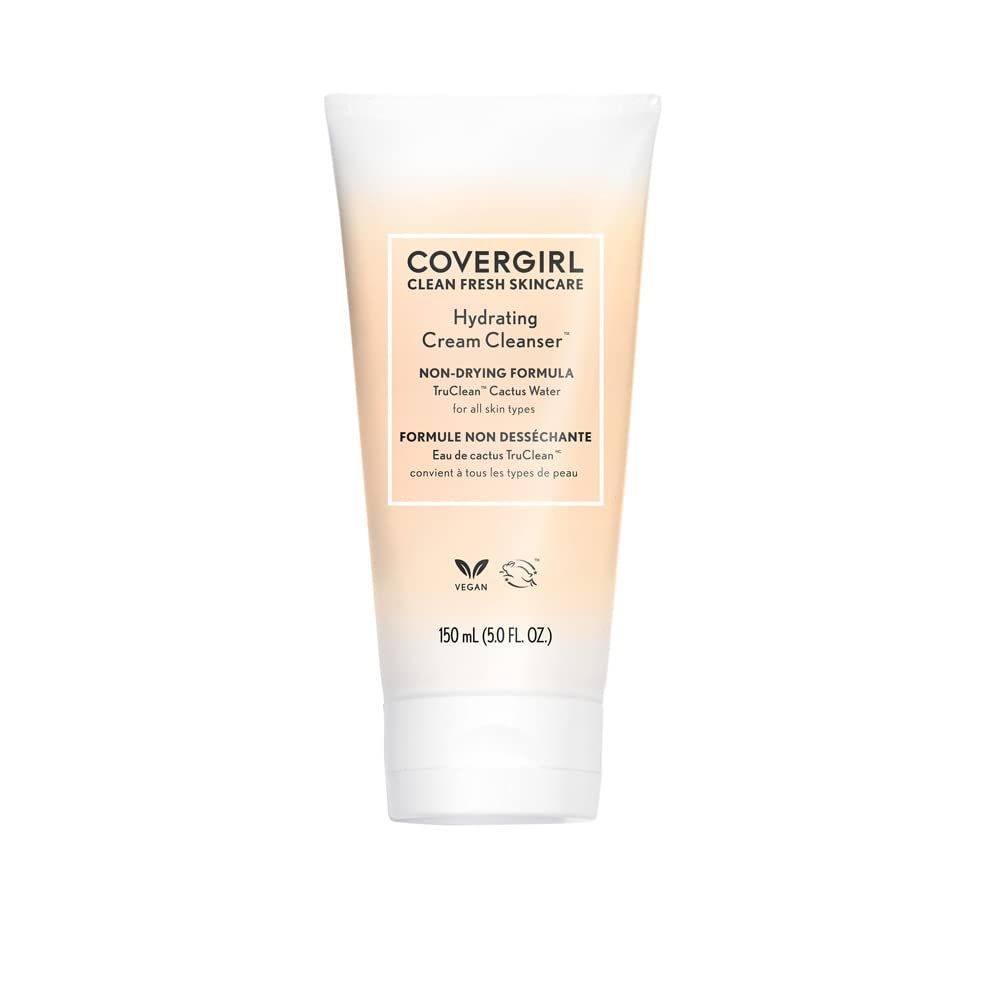 COVERGIRL Clean Fresh Skincare Hydrating Cream Cleanser, 5 Fl Oz