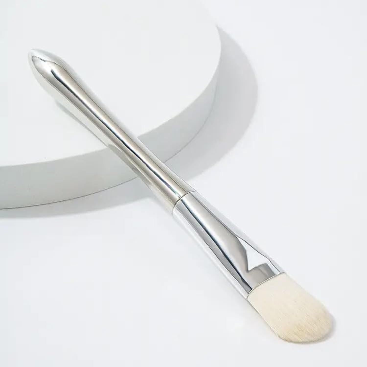 1 Professional-Grade Applicator Treatment Face Mask Brush, Facial Applicator for Makeup,Foundation Brush for Liquid Makeup Concealer DIY Facial Mask Contour,Cosmetic Makeup Tool