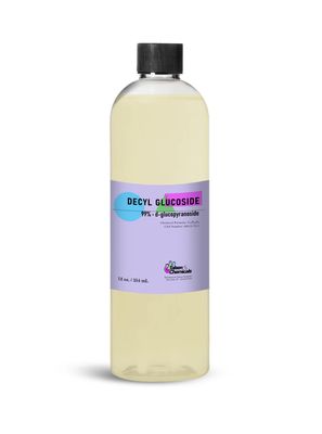 Decyl Glucoside Organic 12 Oz / 354 mL Mild Non-Ionic Surfactant - Plant-Based Gentle Cleansing &amp; Foaming Agent for DIY Cosmetics Skincare &amp; Haircare, Versatile Emulsifying Agent by Talsen Chemicals