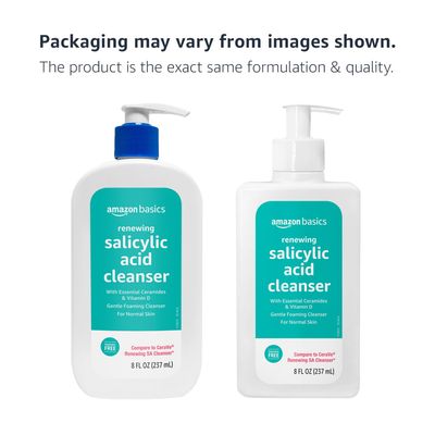 Amazon Basics Renewing Salicylic Acid Cleanser, 8 Fluid Ounces, 1-Pack