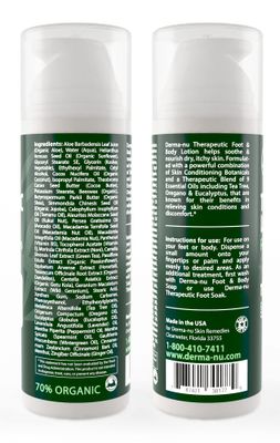 Foot Lotion with Tea Tree Essential Oil for Jock Itch, Athletes Foot, and Dry Cracked Feet Treatment - Athletes Foot Cream with Tea Tree Oil for Toenail - Foot Cream for Dry Cracked Heels