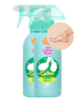 Cotton Foot - Foot Shampoo Soap (Grapefruit, 13fl oz*2, Pack of 2) - Refreshing Cleanse Spray, Deodorizing Foot Care Wash. Foaming Wash, Easy to Use