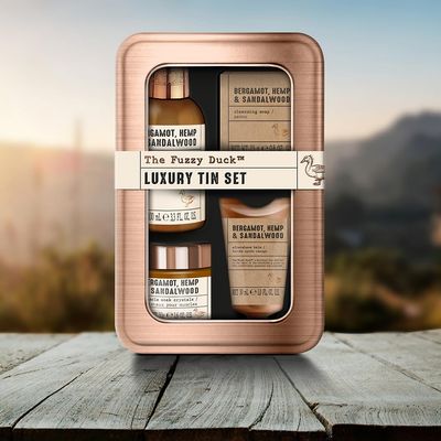 Baylis &amp; Harding Gift Set for Men - The Fuzzy Duck Bergamot, Mens Hemp &amp; Sandalwood