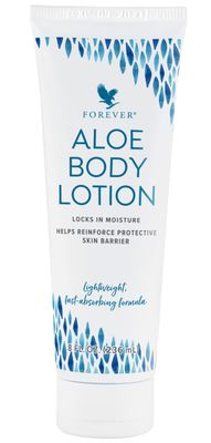 Forever Living Forever Aloe Body Lotion - Fast-Absorbing, Hydrating, Vegan &amp; Gluten-Free Moisturizer for Youthful Skin - Light Floral Scent - 8 Fl Oz