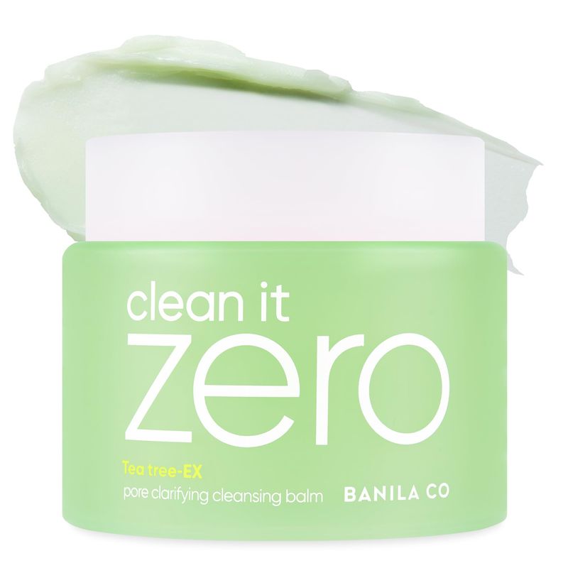 BANILA CO Clean it Zero Pore Clarifying Cleansing Balm Big Size | Korean Makeup Remover, Cleanser for Oily and Acne Prone Skin | Vegan | Made with AHA-PHA &amp; Tea Tree Extract (180ml / 6.08 fl.oz)