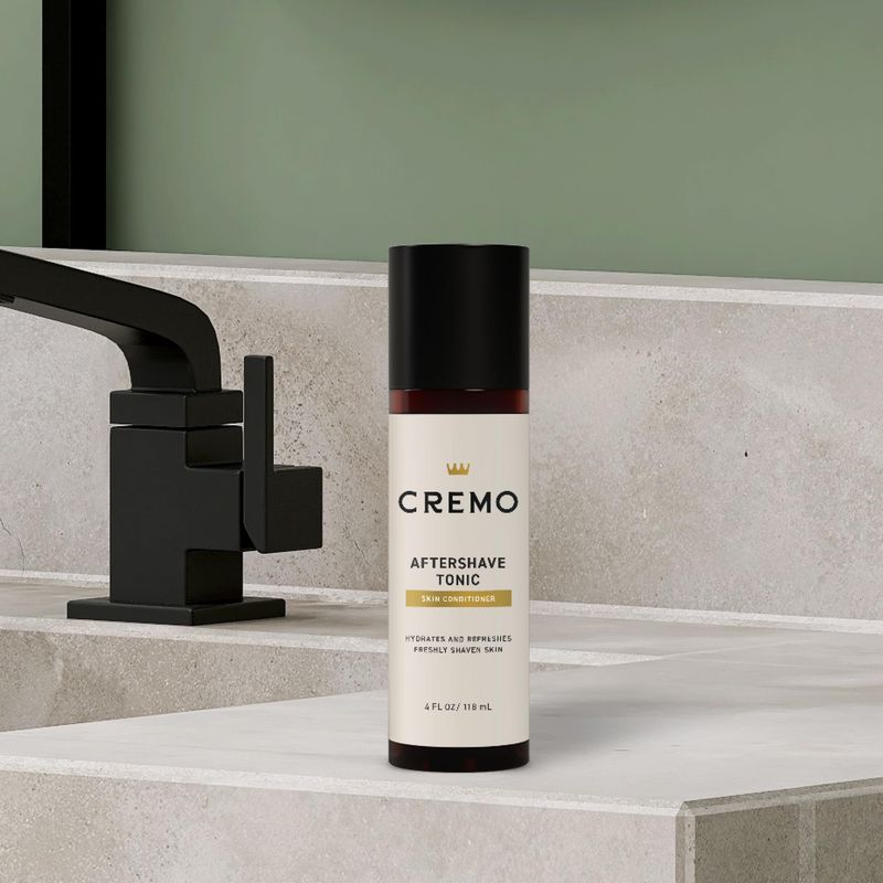 Cremo Skin Conditioner Aftershave Tonic - Hydrates and Refreshes Freshly Shaven Skin, 4 Fl Oz