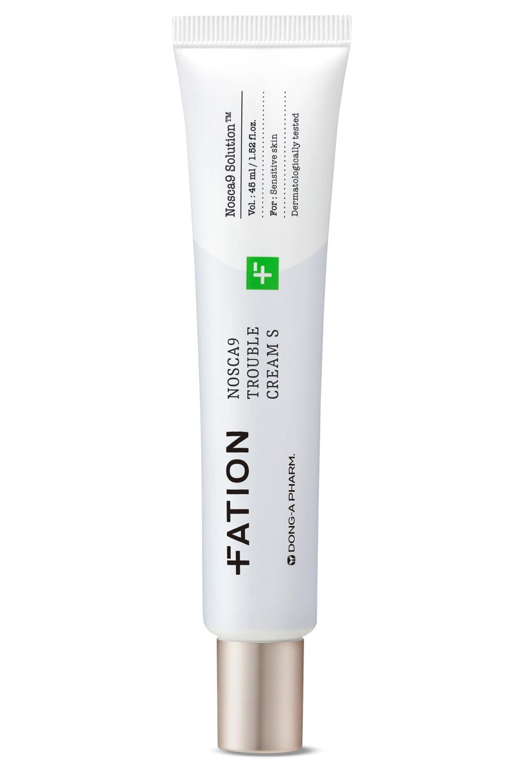 FATION NOSCA9 Trouble Cream S | Hydrating Face Moisturizer w/Centella Asiatica &amp; Ceramide Complex | Soothing Face Moisturizer Cream | Zit Cream Korean Skin Care (Pack of 1, 1.52 Fl Oz)