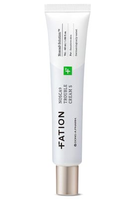 FATION NOSCA9 Trouble Cream S | Hydrating Face Moisturizer w/Centella Asiatica &amp; Ceramide Complex | Soothing Face Moisturizer Cream | Zit Cream Korean Skin Care (Pack of 1, 1.52 Fl Oz)