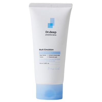 Dr.Deep Multi Emulsion Moisturizer for Itch Relief | Anti Itch Cream for Dry and Sensitive Skin | Skin Barrier Cream | Korean Skin Care for All Ages 150ml (5.07 Fl. Oz)