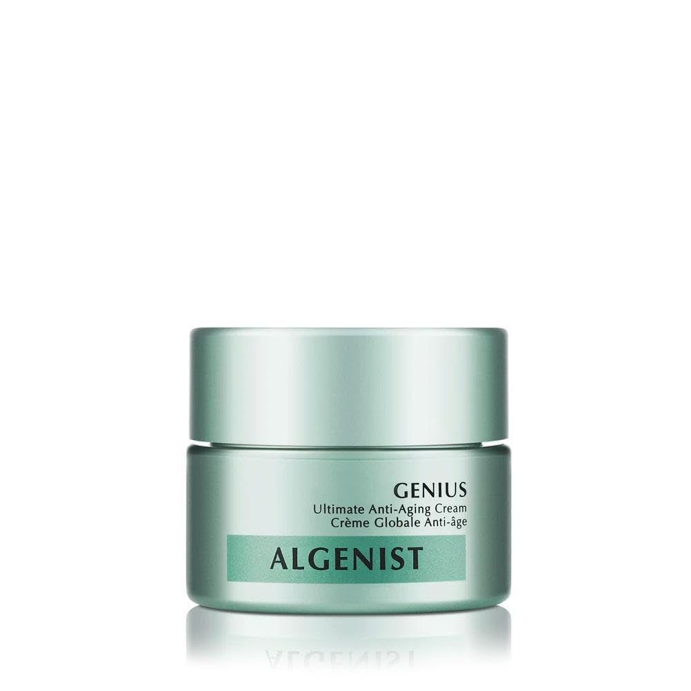 Algenist GENIUS Ultimate Anti-Aging Cream, Travel Size - Vegan Firming &amp; Smoothing Moisturizer with Alguronic Acid &amp; Microalgae Oil - Non-Comedogenic &amp; Hypoallergenic Skincare (15ml / 0.5oz)
