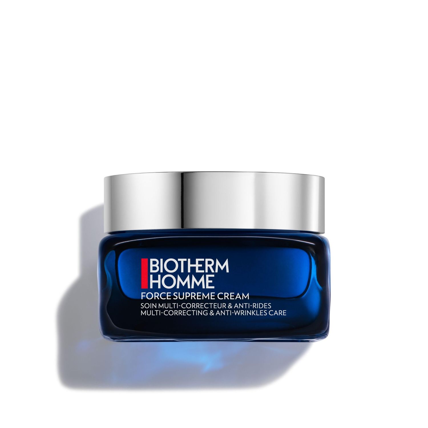 Biotherm Homme Force Supreme Cream, Multi-correcting And Anti-aging Men&#39;s Cream. Enriched With Youth Algae Extracts &amp; Firming Pro-xylane, Skin Looks Youthful And Firmer As If Restored, 1.7 Fl. Oz.