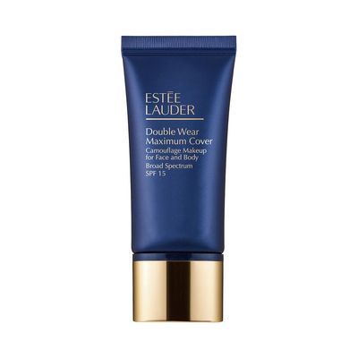 Double Wear 24-Hour Maximum Cover Camouflage Foundation for Face and Body SPF 15 | Covers Scars &amp; Tattoos, 1.0 Fl Oz, 2C5 Creamy Tan