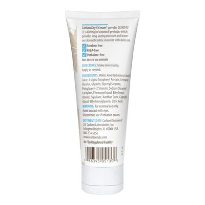 Carlson - Key-E Hand &amp; Body Cream, Vitamin E &amp; Organic Aloe, 20000 IU Vitamin E, Fragrance-Free, 4 oz