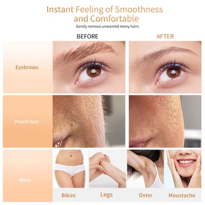 Exfoliating Dermaplaning Tool, Face and Eyebrow Razors for Women, Dermaplane Razor for Women Face, Facial Razors for Women Peach Fuzz Hair Removal, Gentle Skin Exfoliation Blade, (5 Count), Clear