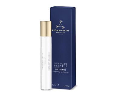 Aromatherapy Associates Support Breathe Roller Ball. Premium Blend of Pine, Tea Tree and Eucalyptus Essential Oils to Ease Tension and Refresh the Senses on the Go (0.34 fl oz)