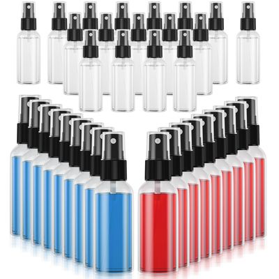 EPHECH 50PCS Small Spray Bottle, 4oz/120ml Travel Spray Bottle Clear Fine Mist Spray Bottle Plastic Empty Refillable Spray Bottle for Skin Care, Hair Care, Plant Care &amp; Home Cleaning
