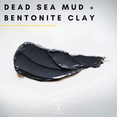 Doppeltree Dead Sea Mud Mask with Bentonite Clay and Activated Charcoal - NO DRYING Facial Mask to Minimize Pore, Clear Blackheads- Great for Armpit Detox too - Formulated in San Francisco