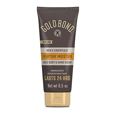 Gold Bond Men&#39;s Essentials Everyday Moisture Daily Body &amp; Hand Cream, 6.5 oz., With Vitamin C