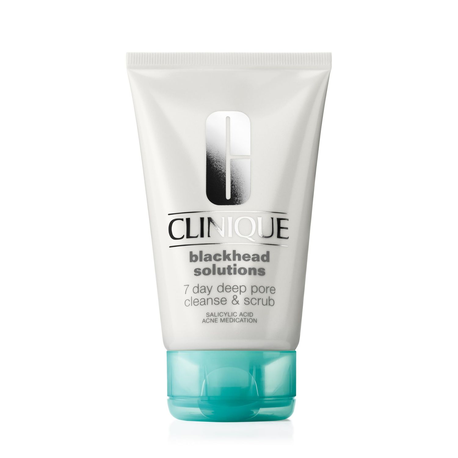 Clinique Blackhead Solutions 7 Day Deep Pore Cleanse &amp; Scrub, Daily Face Cleanser Facial Scrub With Salicylic Acid + Vitamin E For All Skin Types, 4.2 Fl Oz