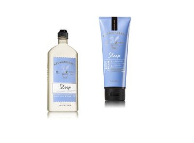 Bath &amp; Body Works - Aromatherapy -Sleep - Lavender Vanilla - Bundle - Body Wash &amp; Foam Bath 10oz. &amp; Body Cream 8 oz