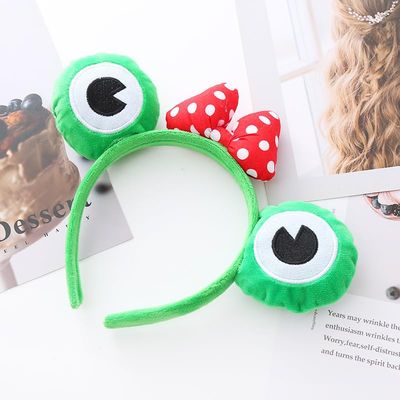 CIEHER Frog Headband Green Spa Headband Frog Eye Headband Mouse Ears Headband Spa Headbands, Makeup Headband Skincare Headbands for Women Girls Face Wash